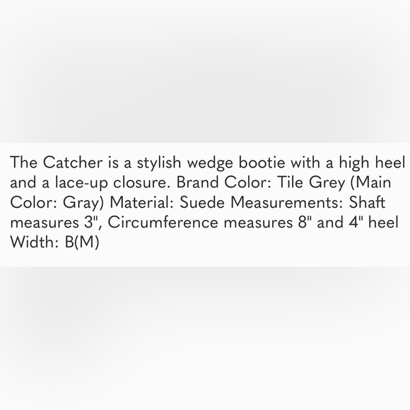 Jessica Simpson Catcher Tile Grey Booties - Picture 6 of 6